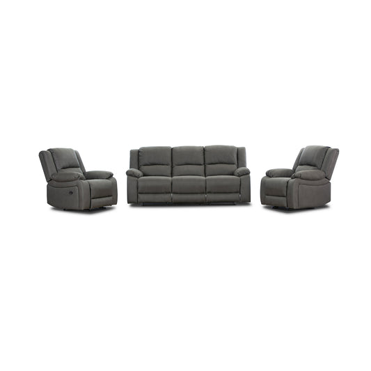 Captain 3 Seater with 2 Manual Recliners