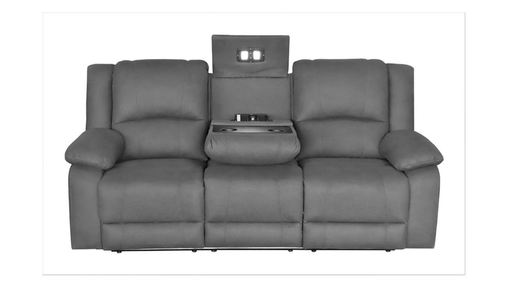 Captain 3 Seater with Dual End Power Recliners