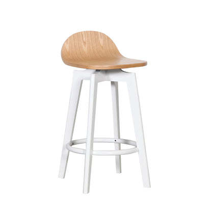 Caulfield Stool White Frame