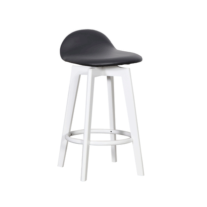 Caulfield Stool White Frame