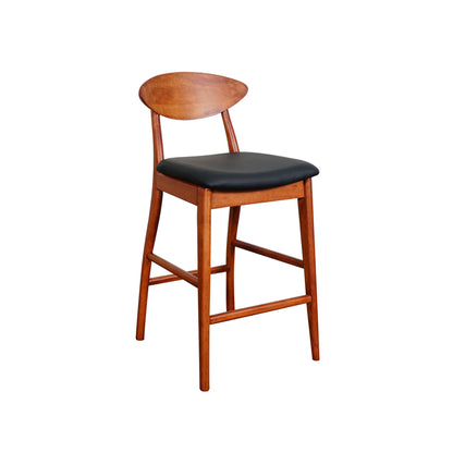 Moon Bar Stool Antique Maple Frame