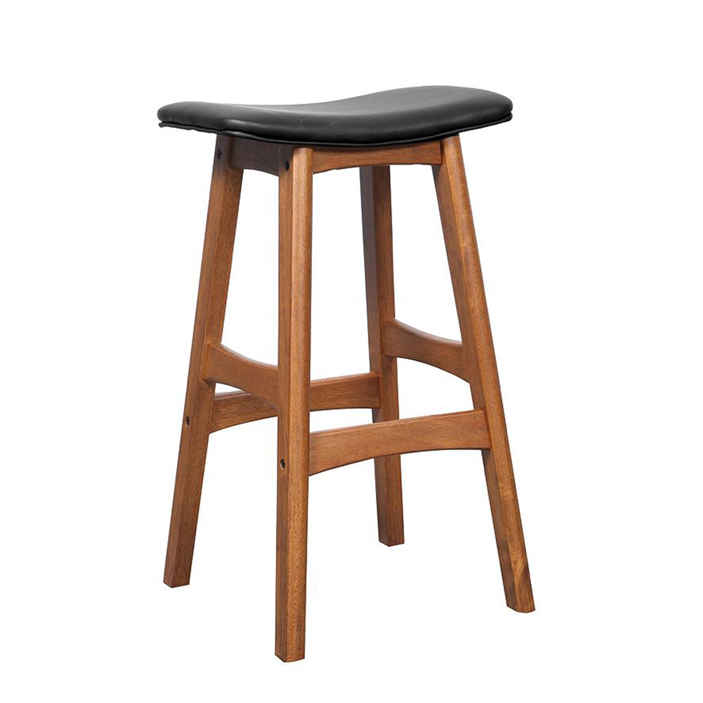 Gangnam Bar Stool Light Walnut Frame