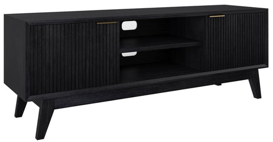 Ella Tv Unit 2 Door Medium Brushed Black