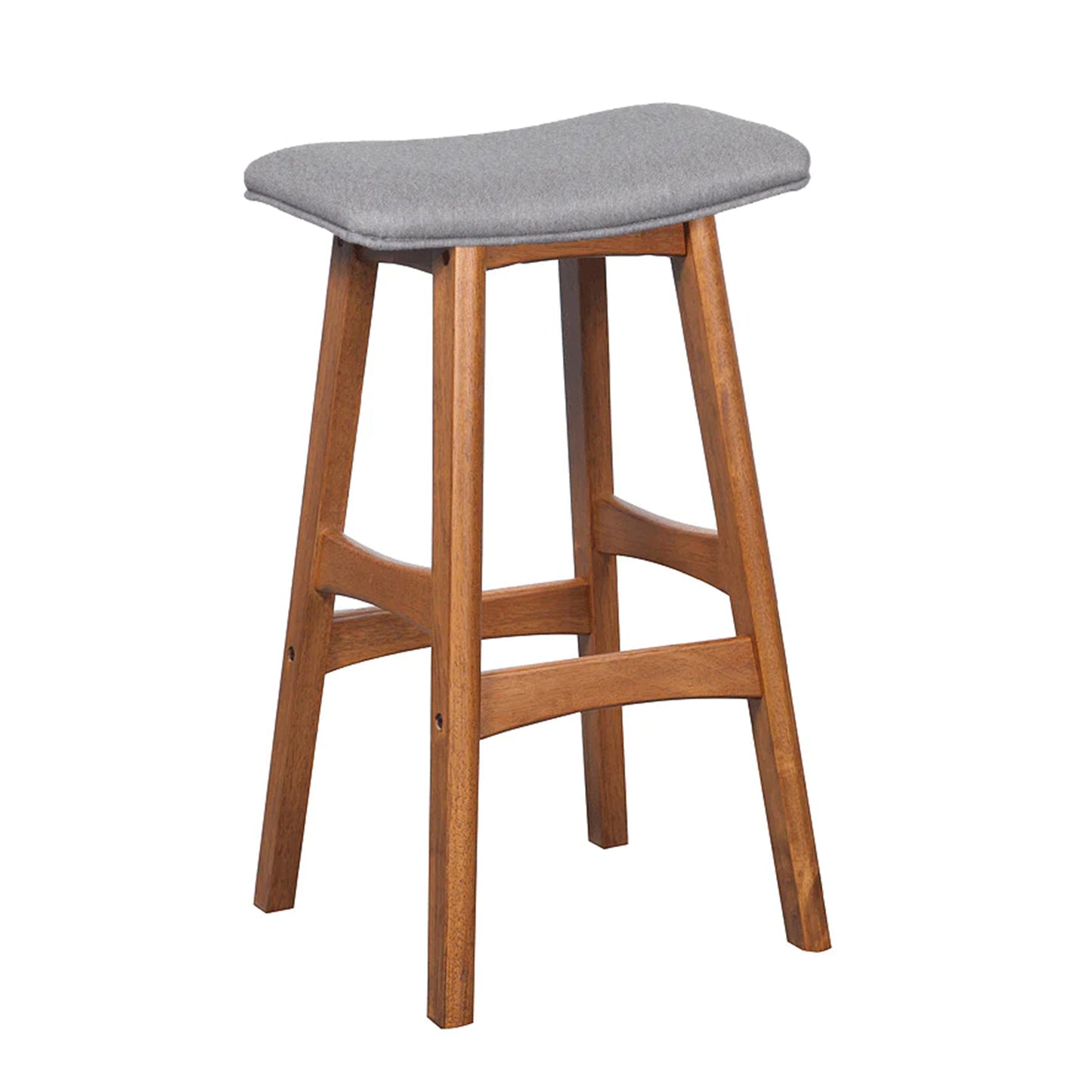 Gangnam Bar Stool Light Walnut Frame