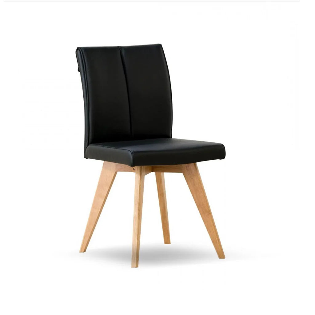 Hendriks Chair Black Leather