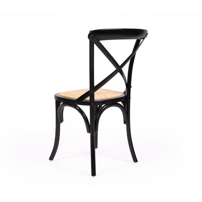 Crossback Chair Black