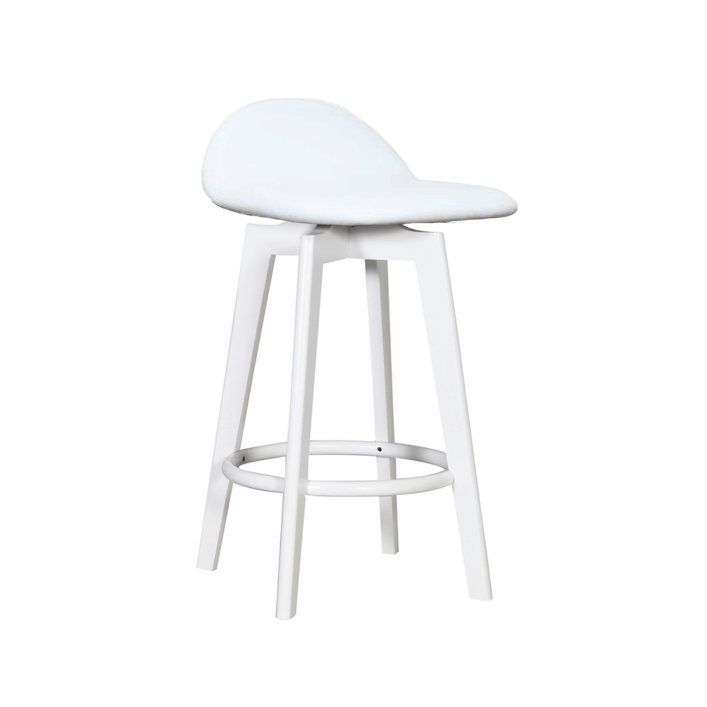 Caulfield Stool White Frame