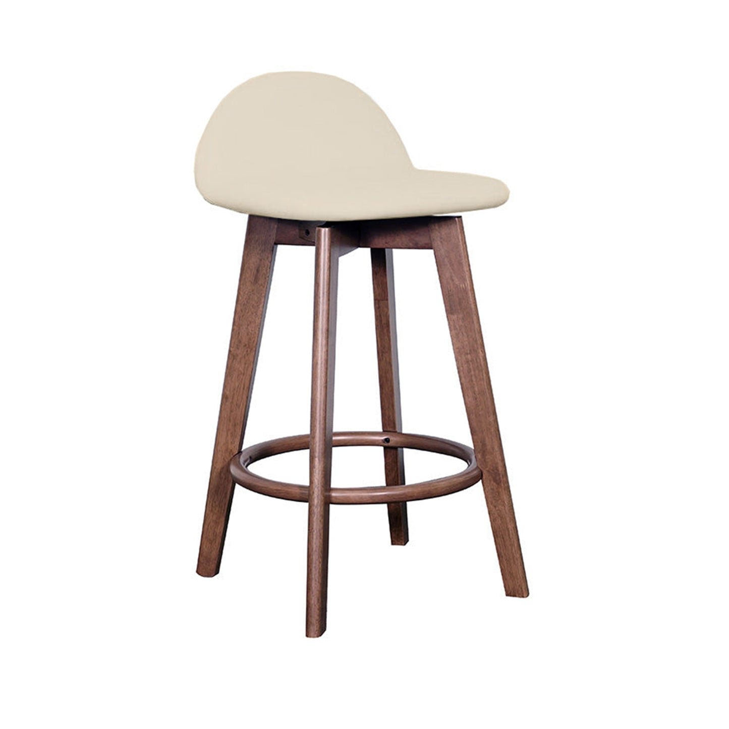 Caulfield Stool Light Walnut Frame