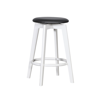 Sandown Stool White Frame