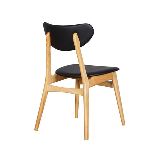 Falkland Chair Frame Black Seat PU Black