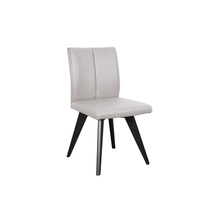 Hendriks Chair Light Grey Leather