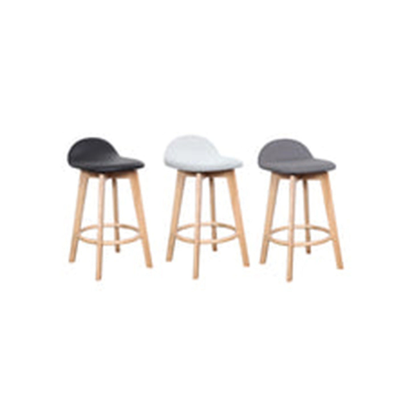 Caulfield Stool Black Frame