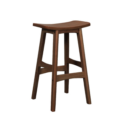 Gangnam Bar Stool Light Walnut Frame